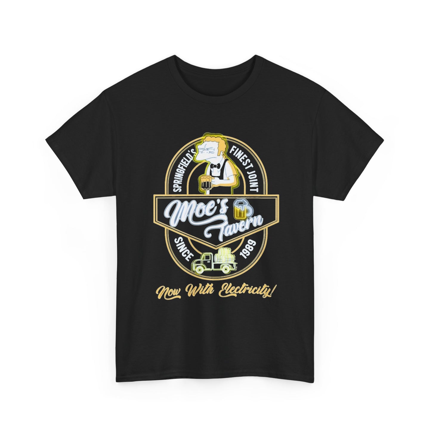 Moes Tavern Graphic T Shirt NEW Vintage Unisex Heavy Cotton Tee