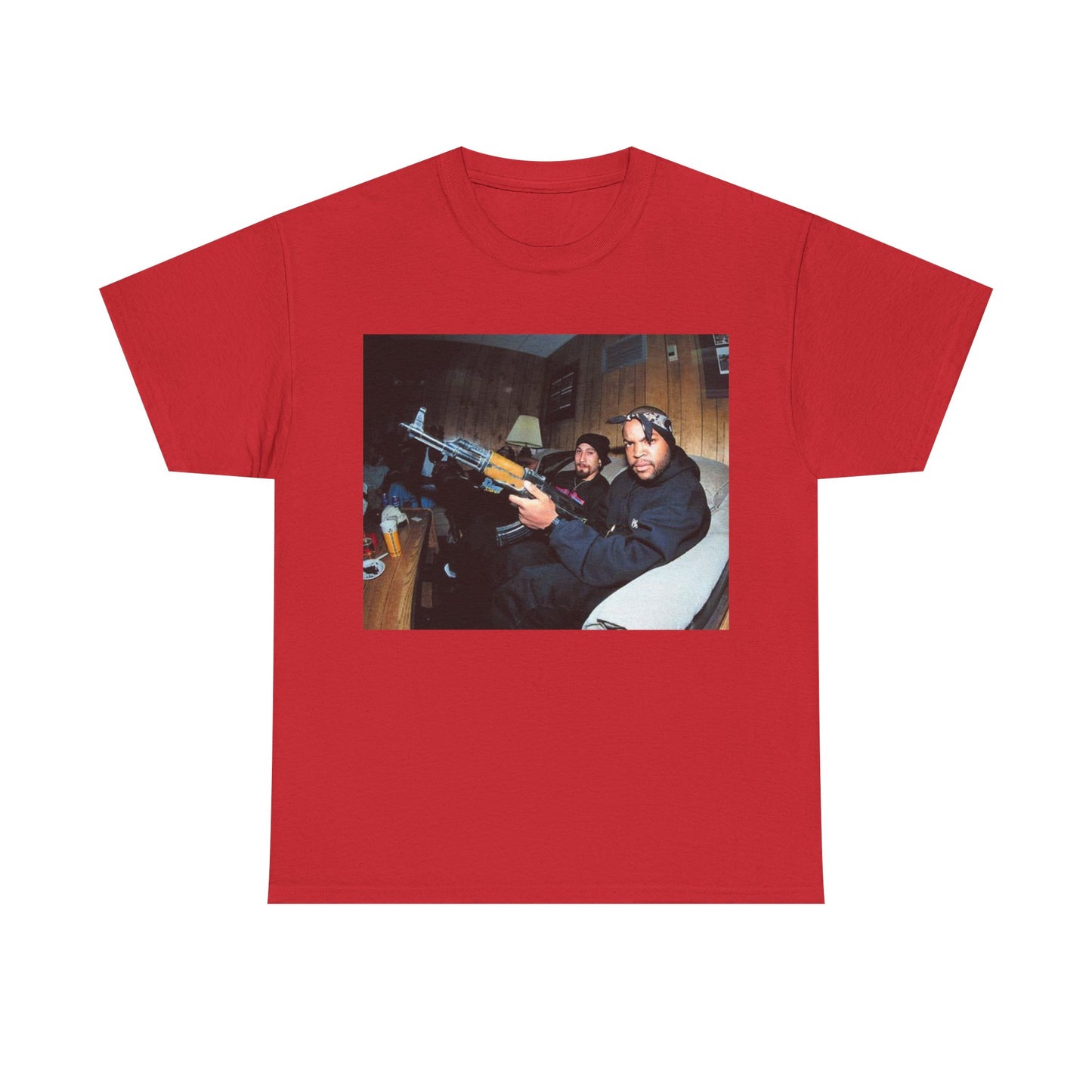 Ice cube T-shirt vintage 90s NWA California retro meme Unisex Heavy Cotton Tee