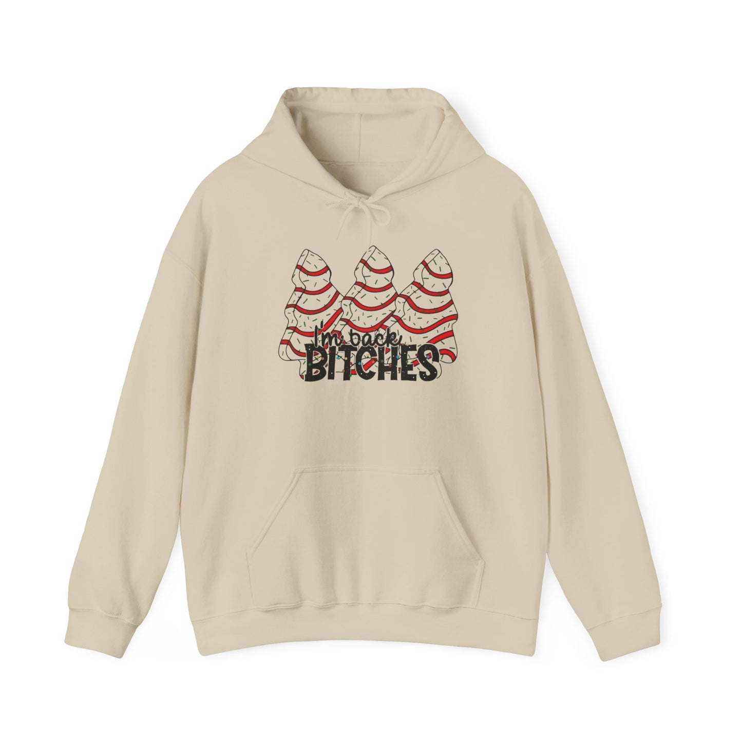 Christmas Tree Cakes Funny Graphic Hoodie Unisex Heavy Blend™ Hooded Sweatshirt