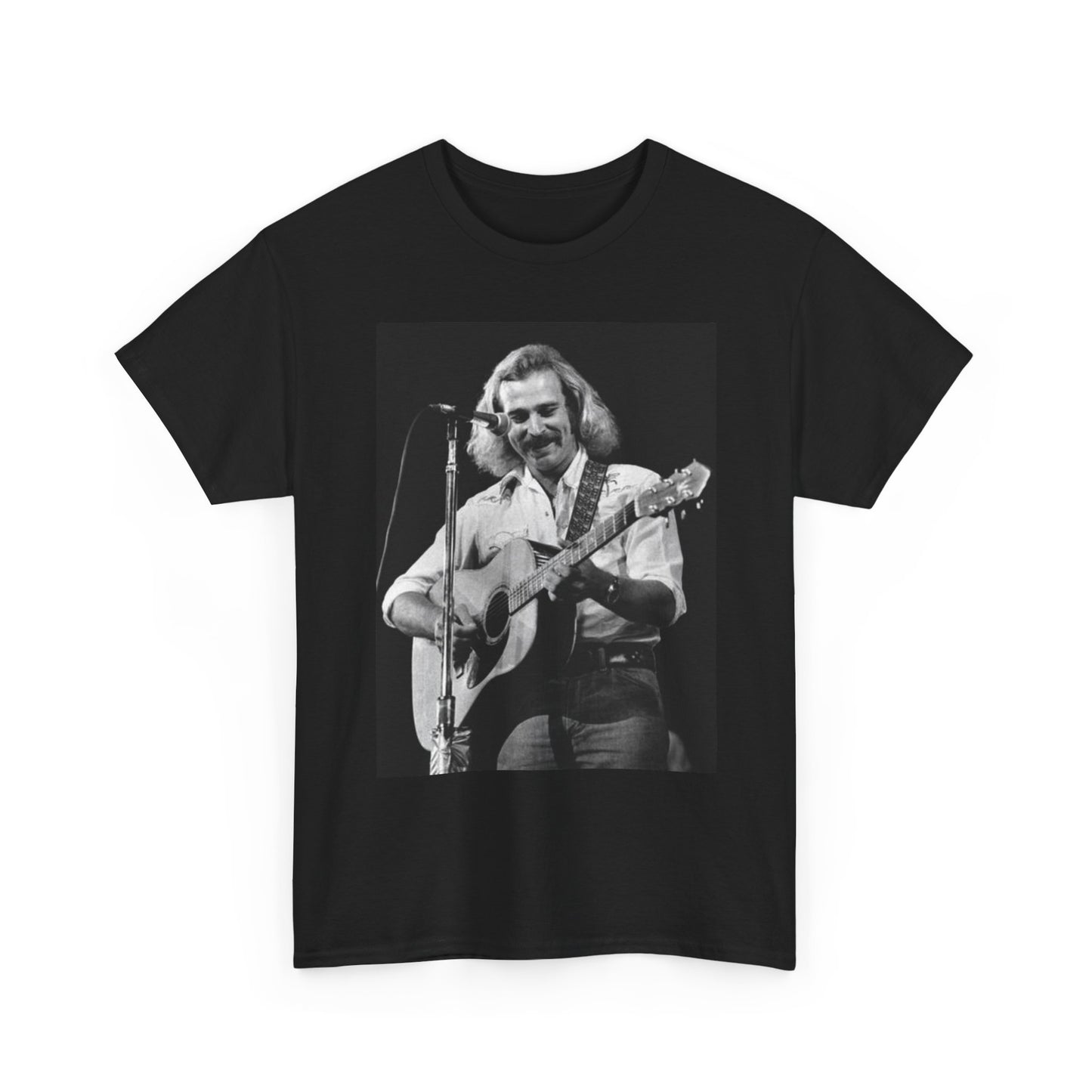 Jimmy Buffett Graphic T Shirt Vintage Retro Photo Unisex Heavy Cotton Tee