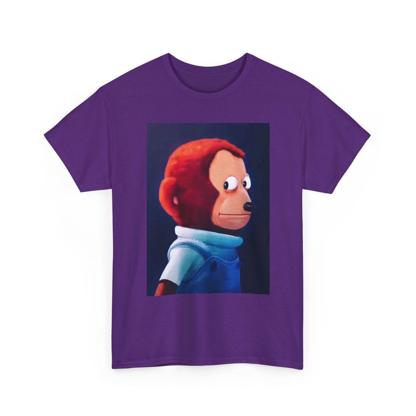 Funny Side Eye Jokes T Shirt MEME Comedy Cartoon Painting Unisex Heavy Cotton