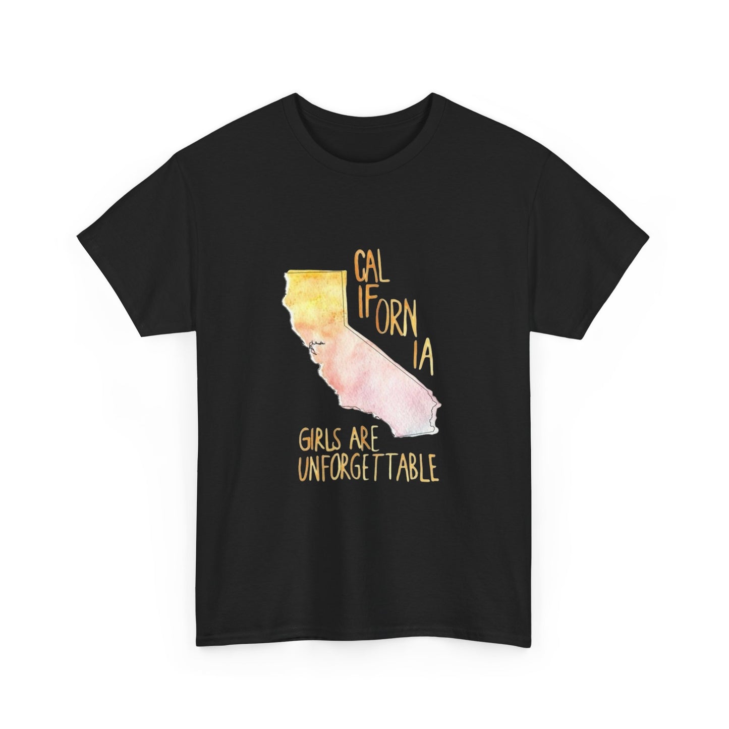 California Girls Retro Vintage Graphic T Shirt Unisex Heavy Cotton Tee