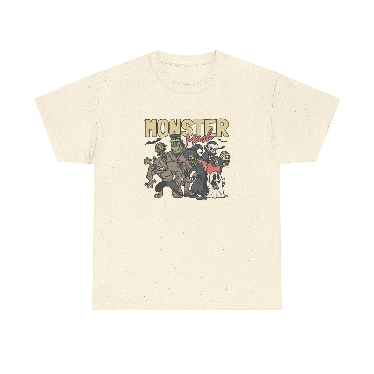 Monster Mash Retro Graphic T Shirt NEW Unisex Heavy Cotton Tee