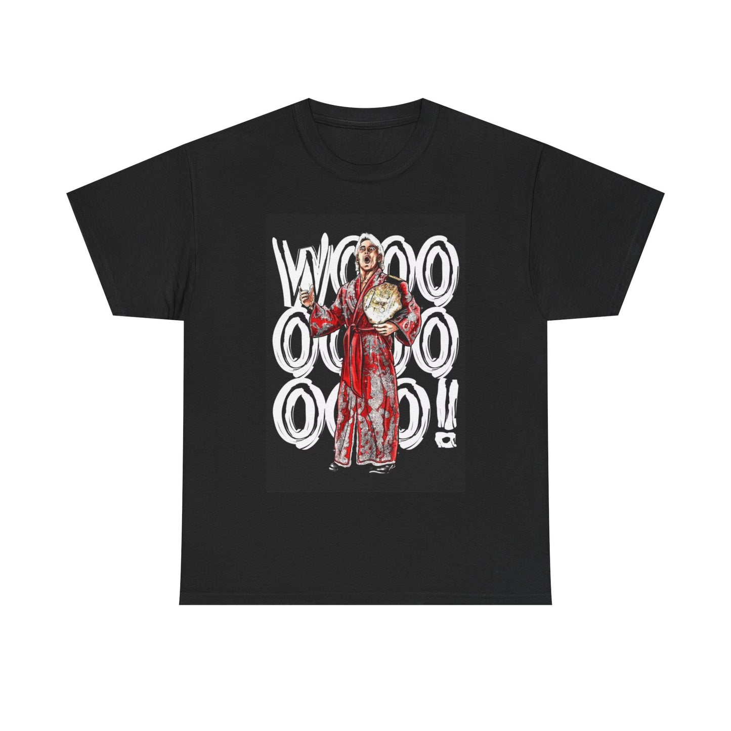 Ric Flair Tshirt Vintage Wrestling Graphic Charlotte UFC Unisex Heavy Cotton Tee