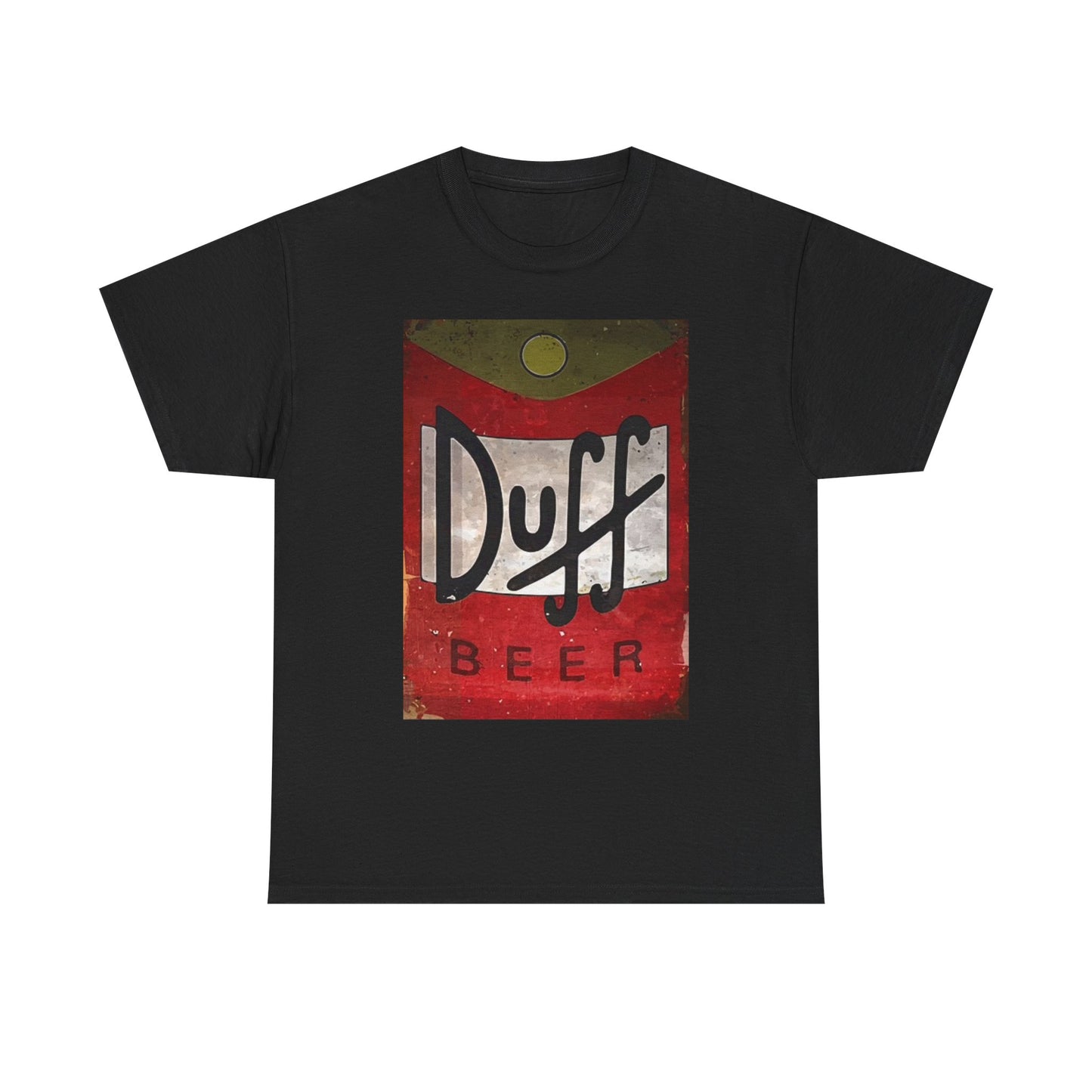 Duff Beer Graphic T Shirt Funny Vintage Logo Simpsons Unisex Heavy Cotton Tee