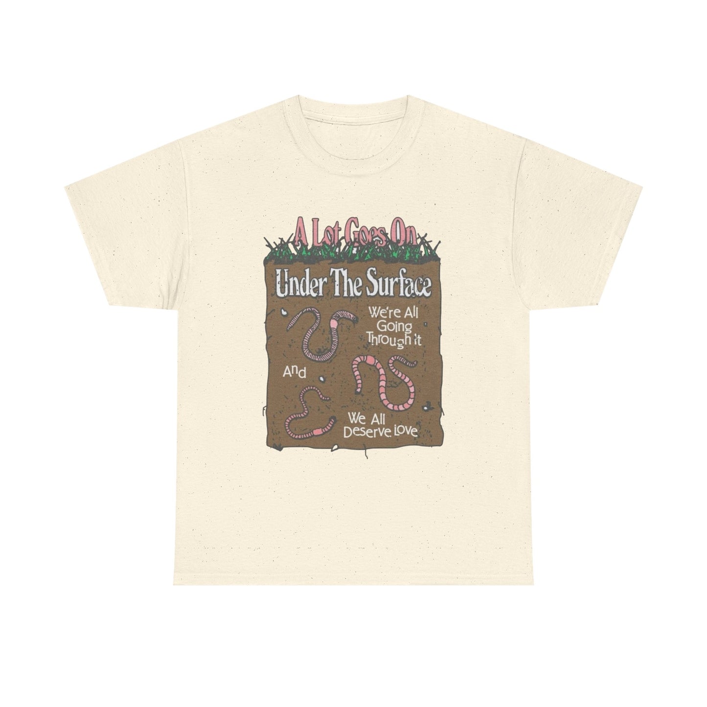 Under The Surface Graphic T-Shirt Gift NEW Unisex Heavy Cotton Tee
