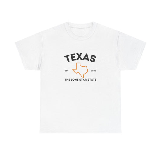 Texas The Lone Star State Graphic T Shirt NEW Adult Tee