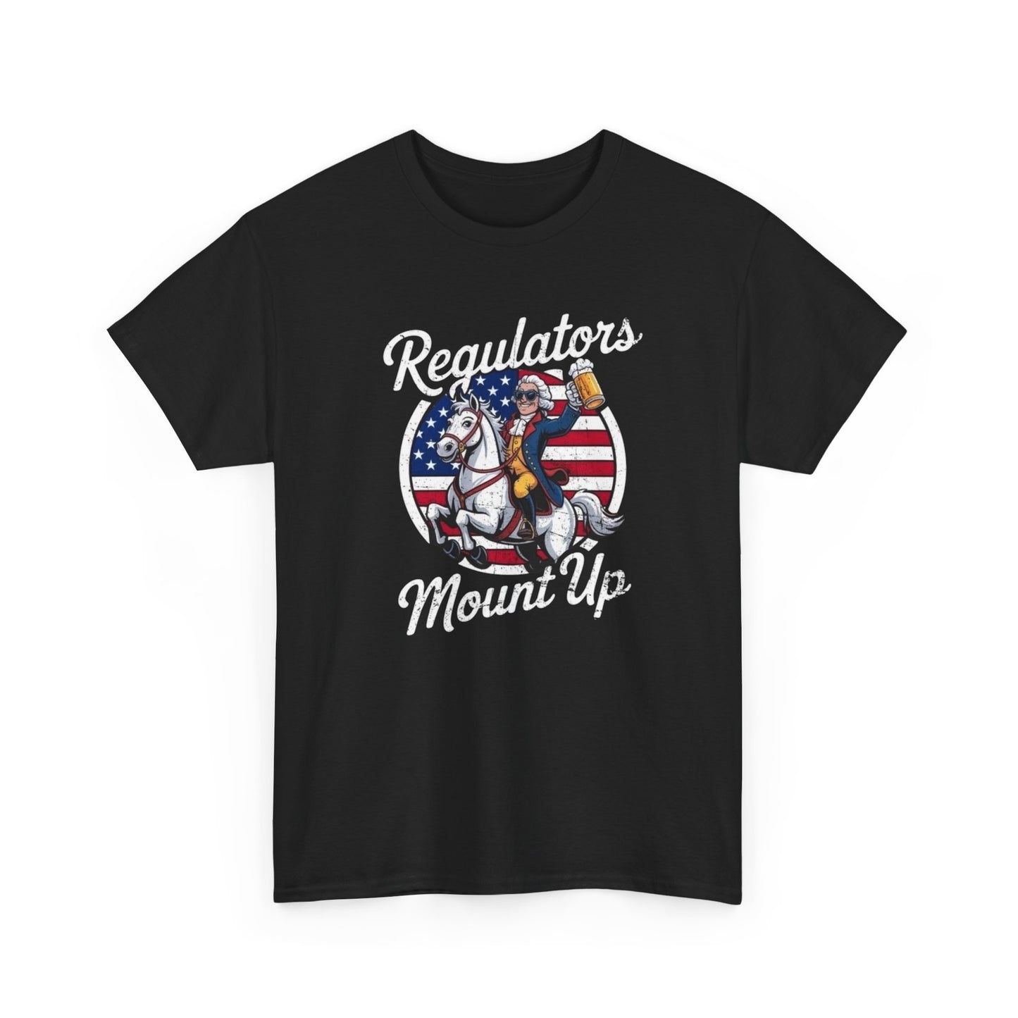 Regulators Mount Up 1776 Graphic T-Shirt Unisex Heavy Cotton Tee NEW