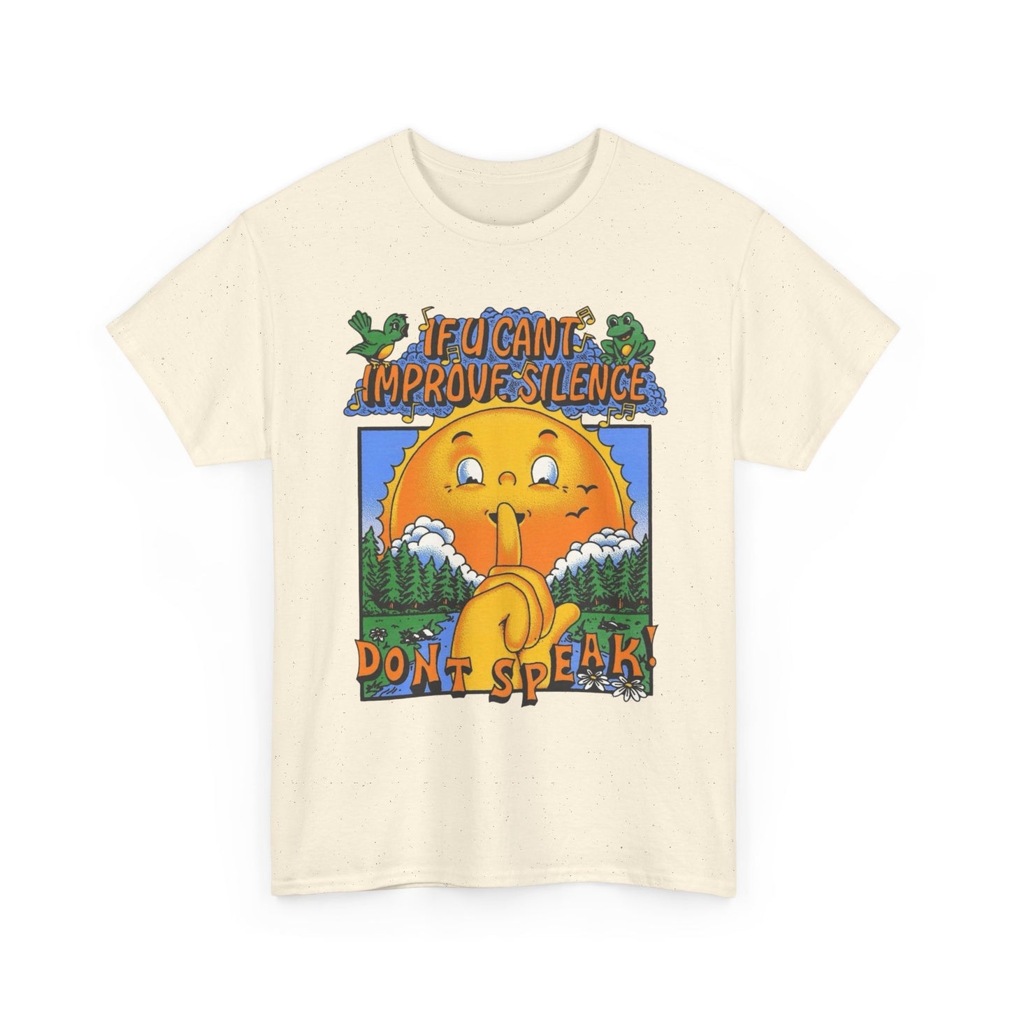 Stay Silent T-Shirt NEW Gift Unisex Heavy Cotton Tee