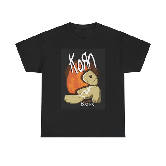 Korn Graphic T Shirt Vintage Rock Band Poster Unisex Heavy Cotton Tee