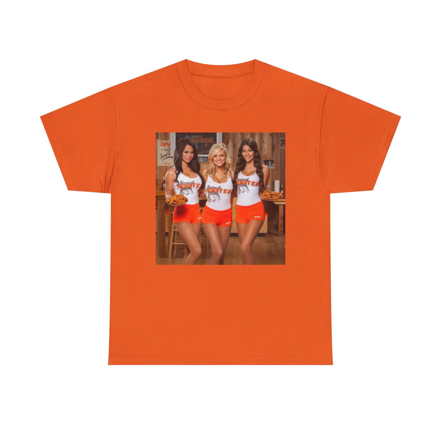 Hooters Models Retro T Shirt Unisex Heavy Cotton Tee Gift