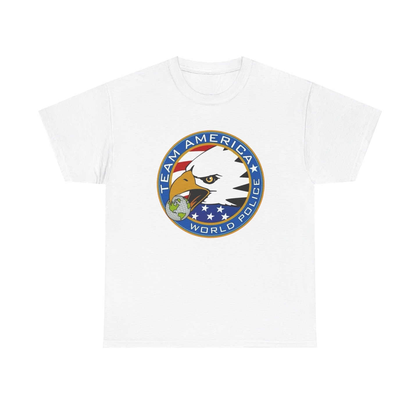 Team America World Police Graphic T Shirt NEW Unisex Heavy Cotton Tee