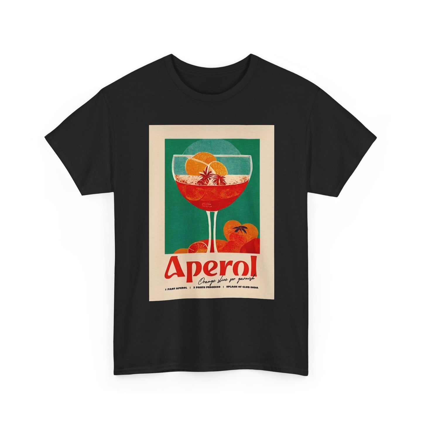 Aperol Vintage T Shirt BRAND NEW Apparel Unisex Graphic Tee USA