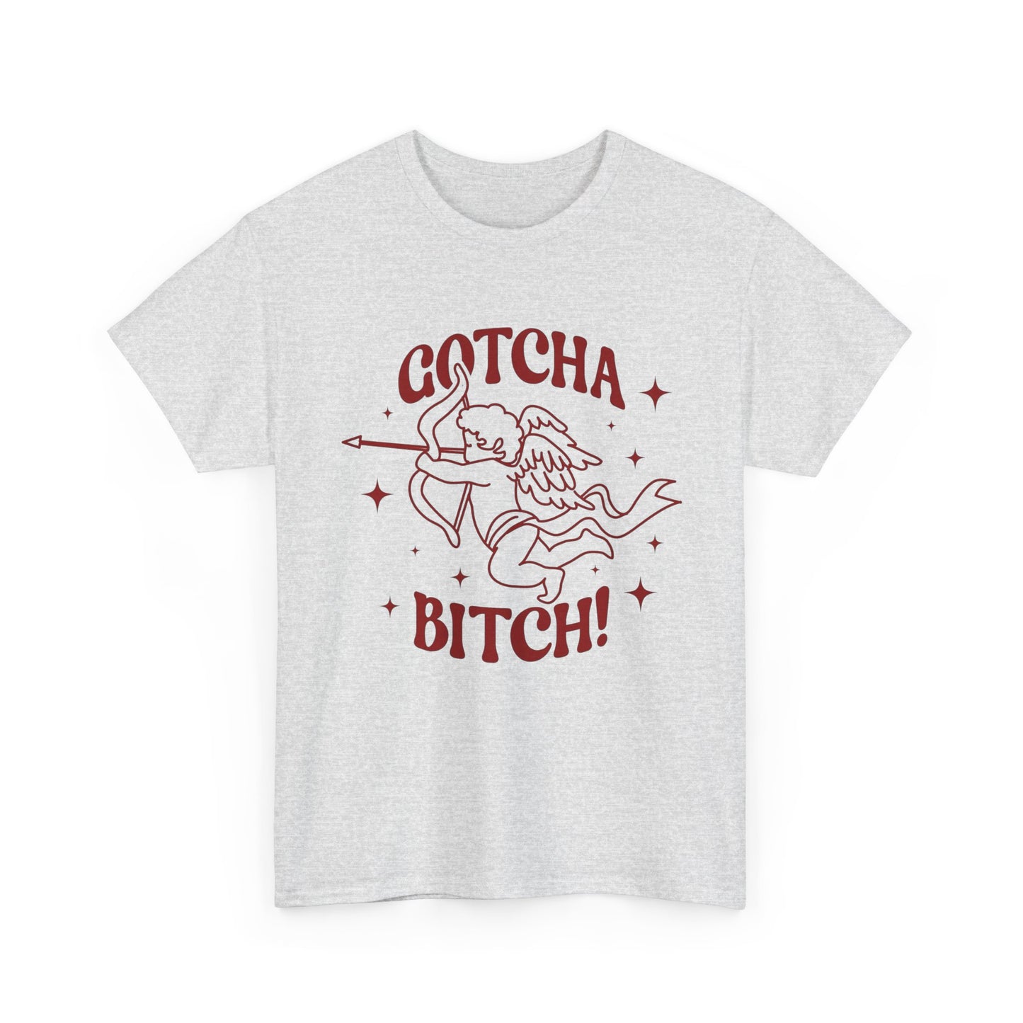Funny Valentines Jokes Cupid Graphic T Shirt NEW ADULT Unisex Heavy Cotton Tee