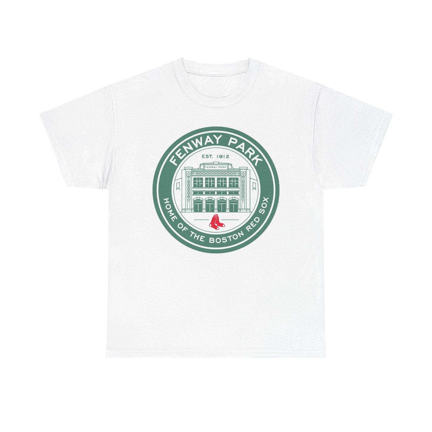 Fenway Park Graphic T Shirt Vintage Boston Baseball Unisex Heavy Cotton Tee