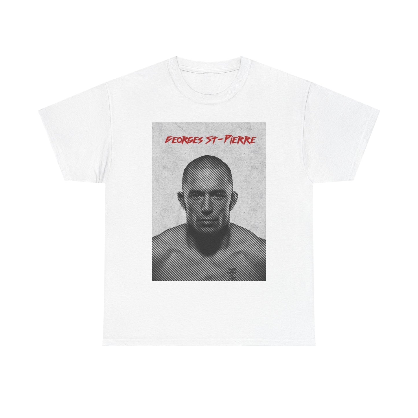 George st Pierre Tshirt GSP UFC MMA Graphic champ Unisex Heavy Cotton Tee