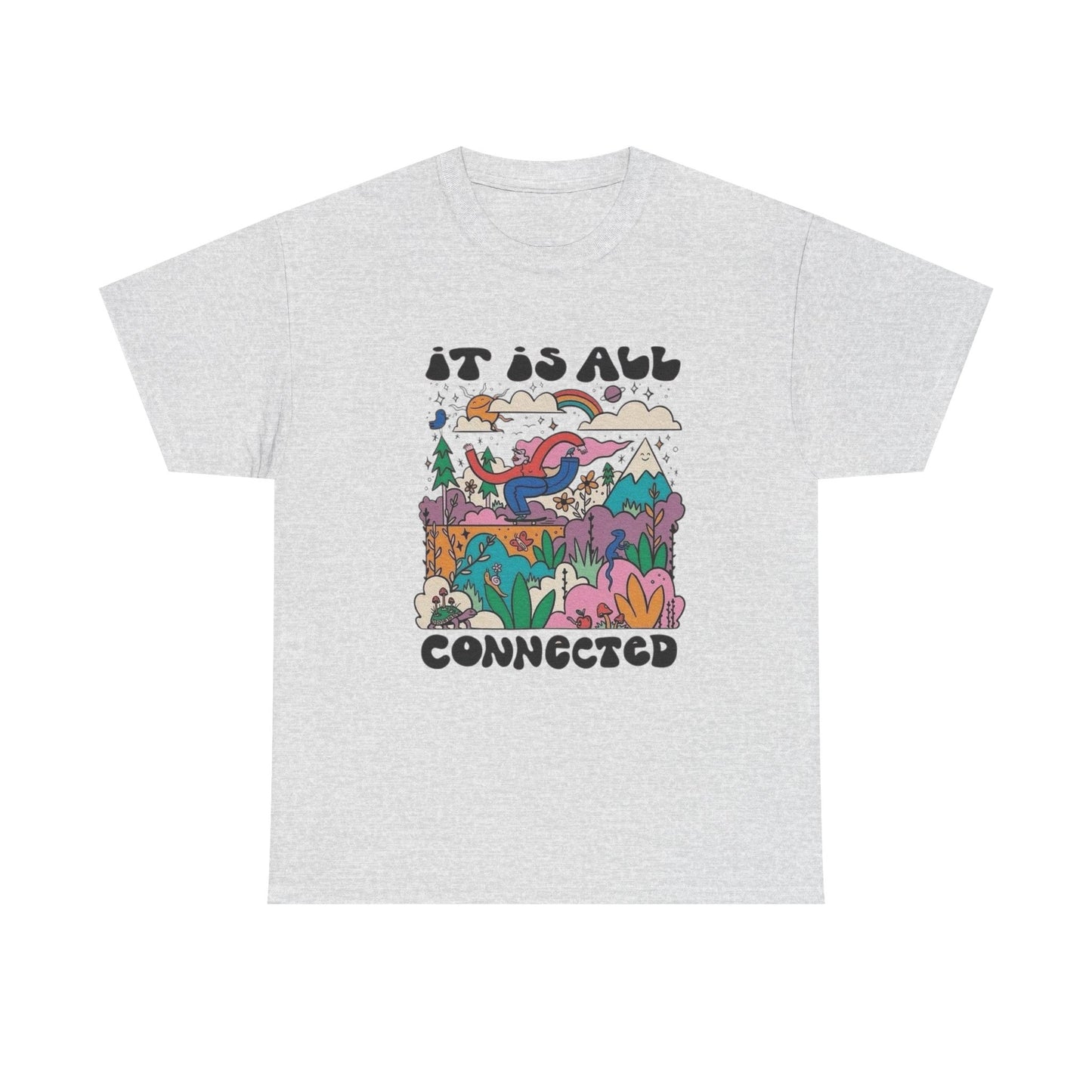 Its All Connected Graphic T Shirt NEW Adult Unisex Heavy Cotton Tee