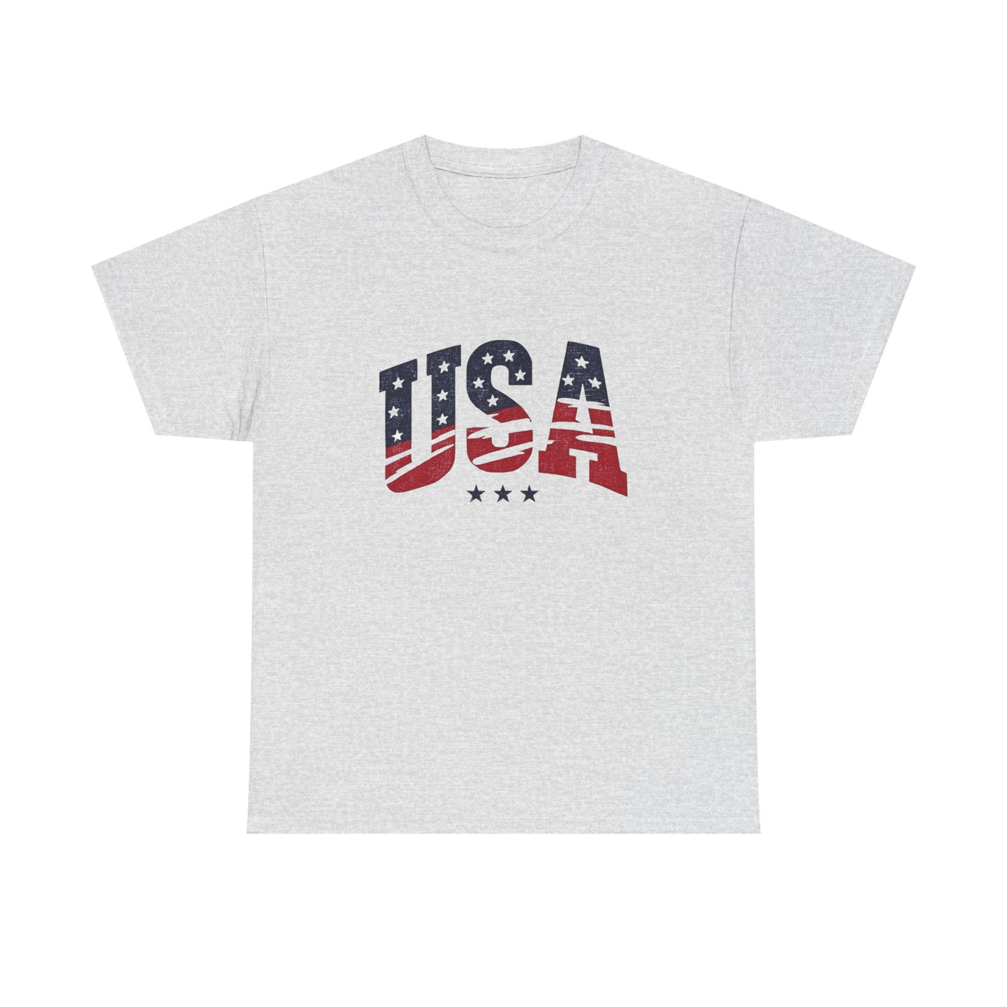 USA Tattered Flag Graphic T Shirt Heavy Cotton Tee NEW ADULT UNISEX