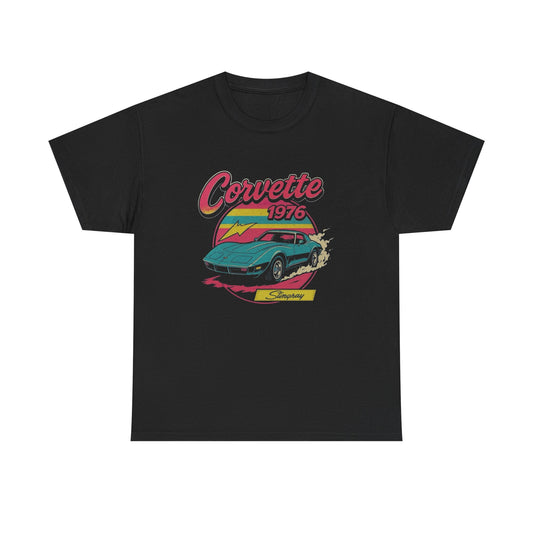 C3 Vintage Corvette 70s Graphic T Shirt Unisex Heavy Cotton Tee