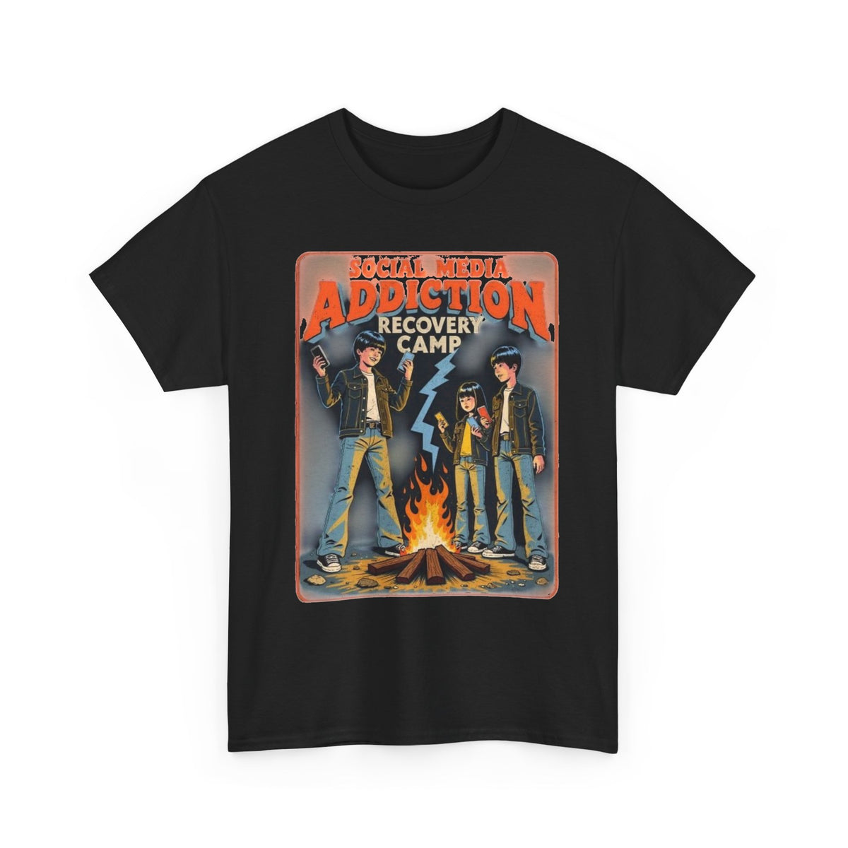 Teen Mental Addiction Recovery Camp Graphic T-Shirt Men's Graphic Tee