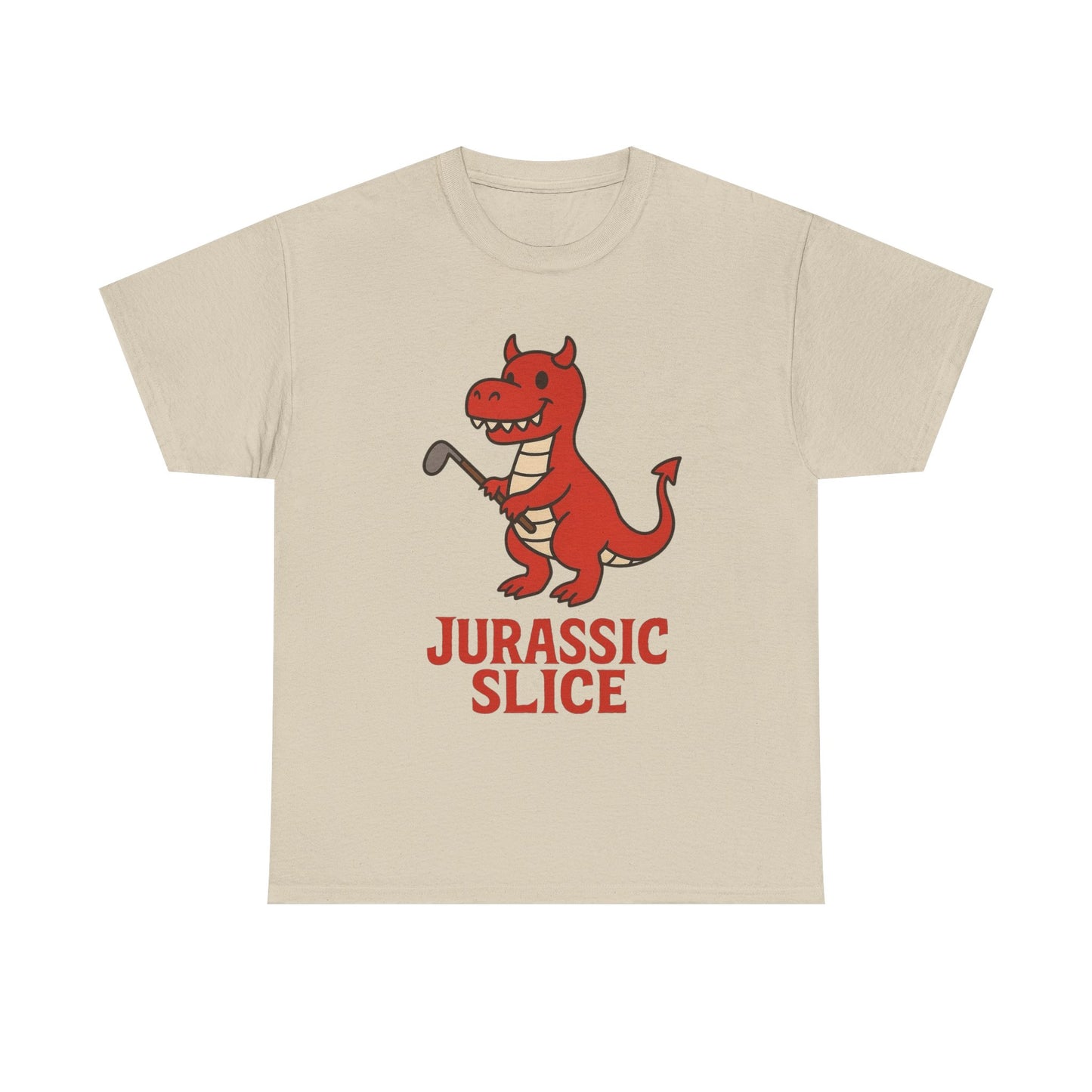 Jurassic Slice Golfing Funny Graphic T Shirt ADULT NEW