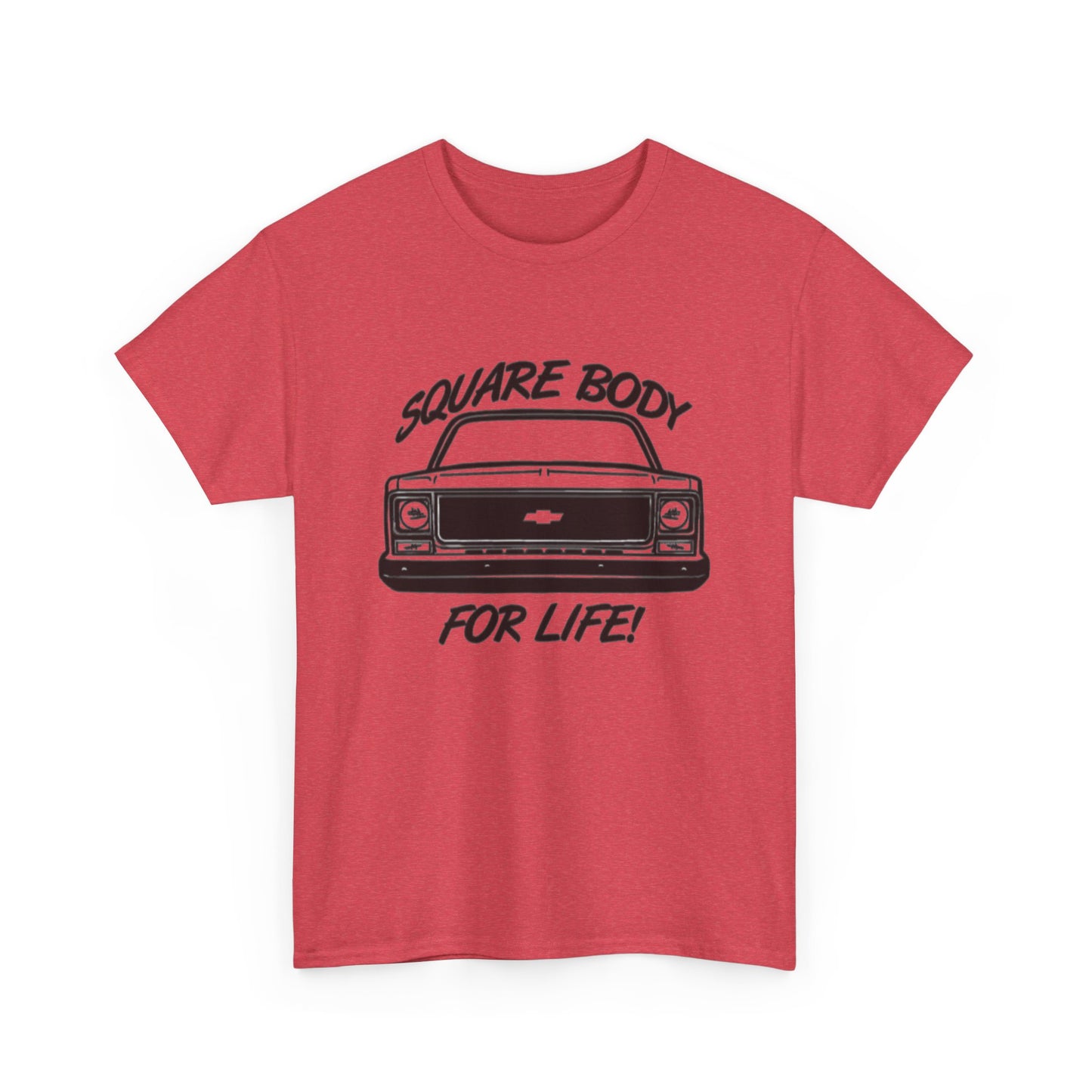 Squarebody For Life Chevy Graphic T Shirt Unisex Heavy Cotton Tee NEW