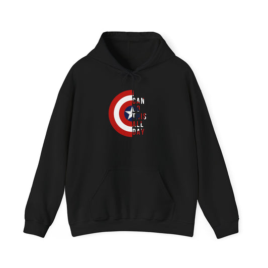 I Can Do This All Day Captain America Graphic Hoodie Heavy Hooded Sweatshirt