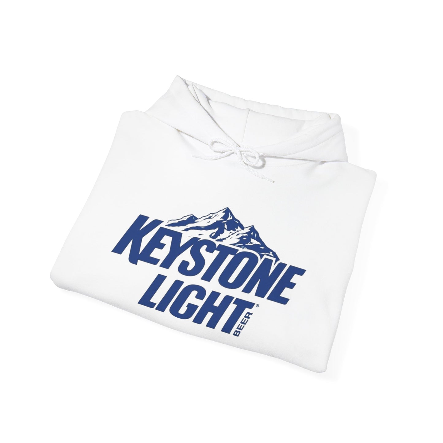 Keystone Light Graphic Hoodie Vintage Unisex Heavy Blend™ Hooded Sweatshirt