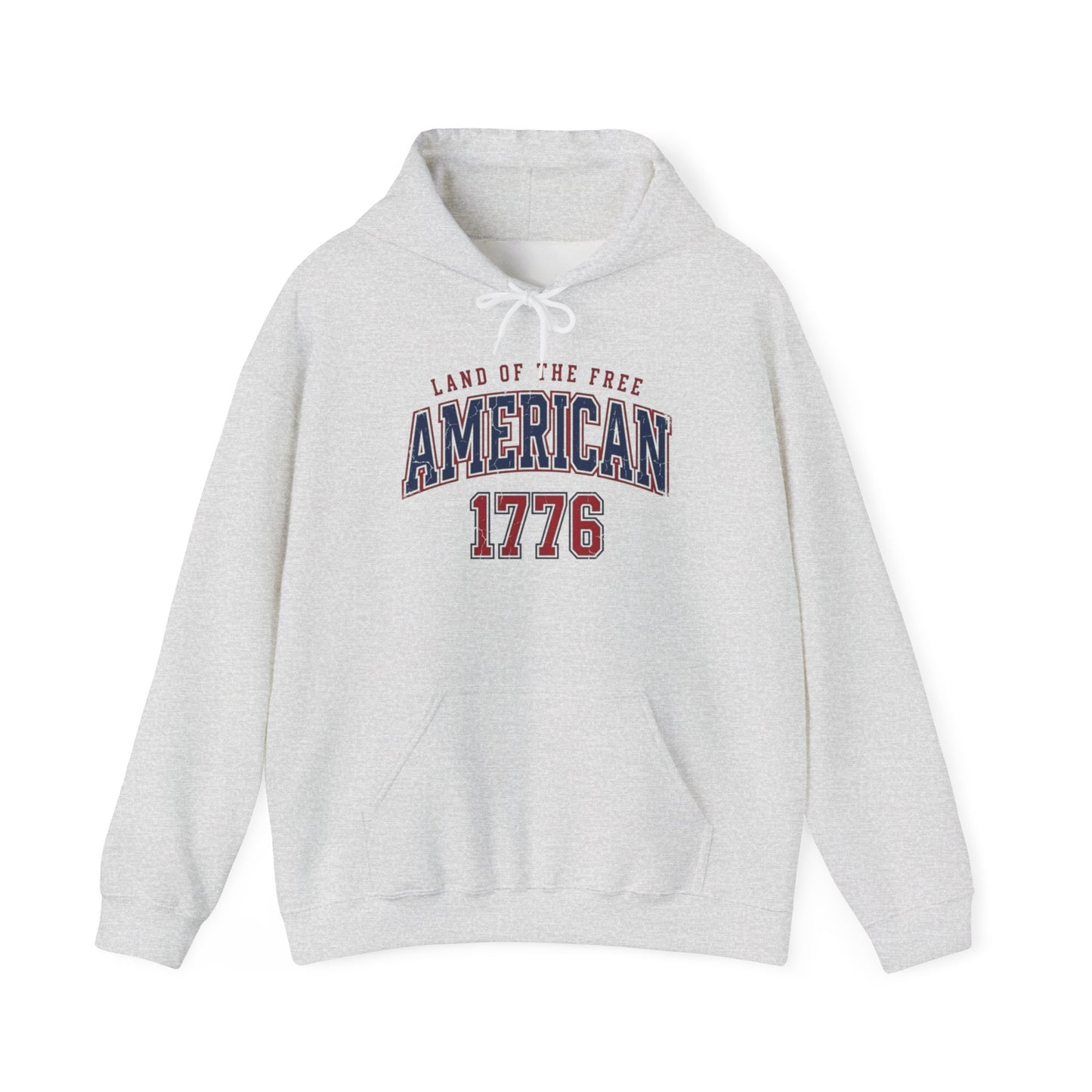 America Land Of The Free Graphic Hoodie Men's Heavy Blend™ Hooded Sweatshirt