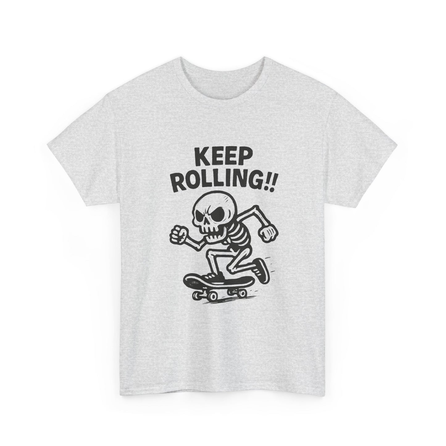 Keeping Rolling Skateboarding SB Graphic T-Shirt Comfy Cotton Tee Brand NEW