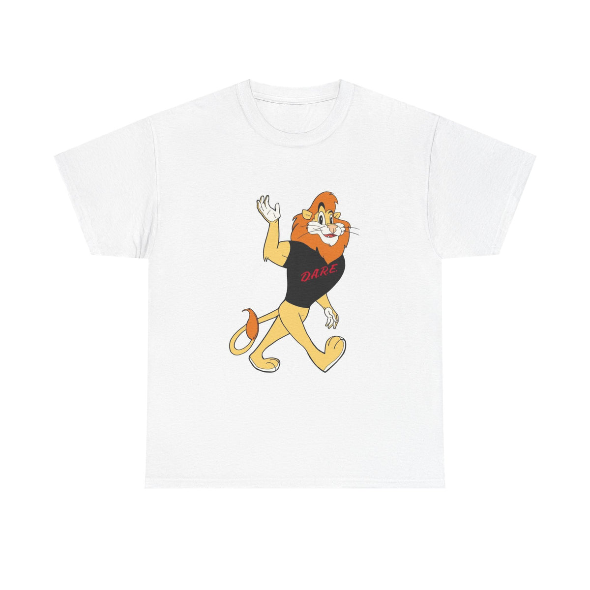 Dare To Resist Tshirt Tiger Retro 90s Kids poster Unisex Heavy Cotton Tee