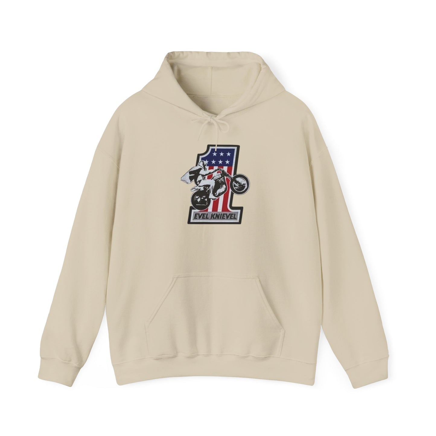 Evel Knievel Stunts Graphic Hoodie Unisex Heavy Blend™ Hooded Sweatshirt