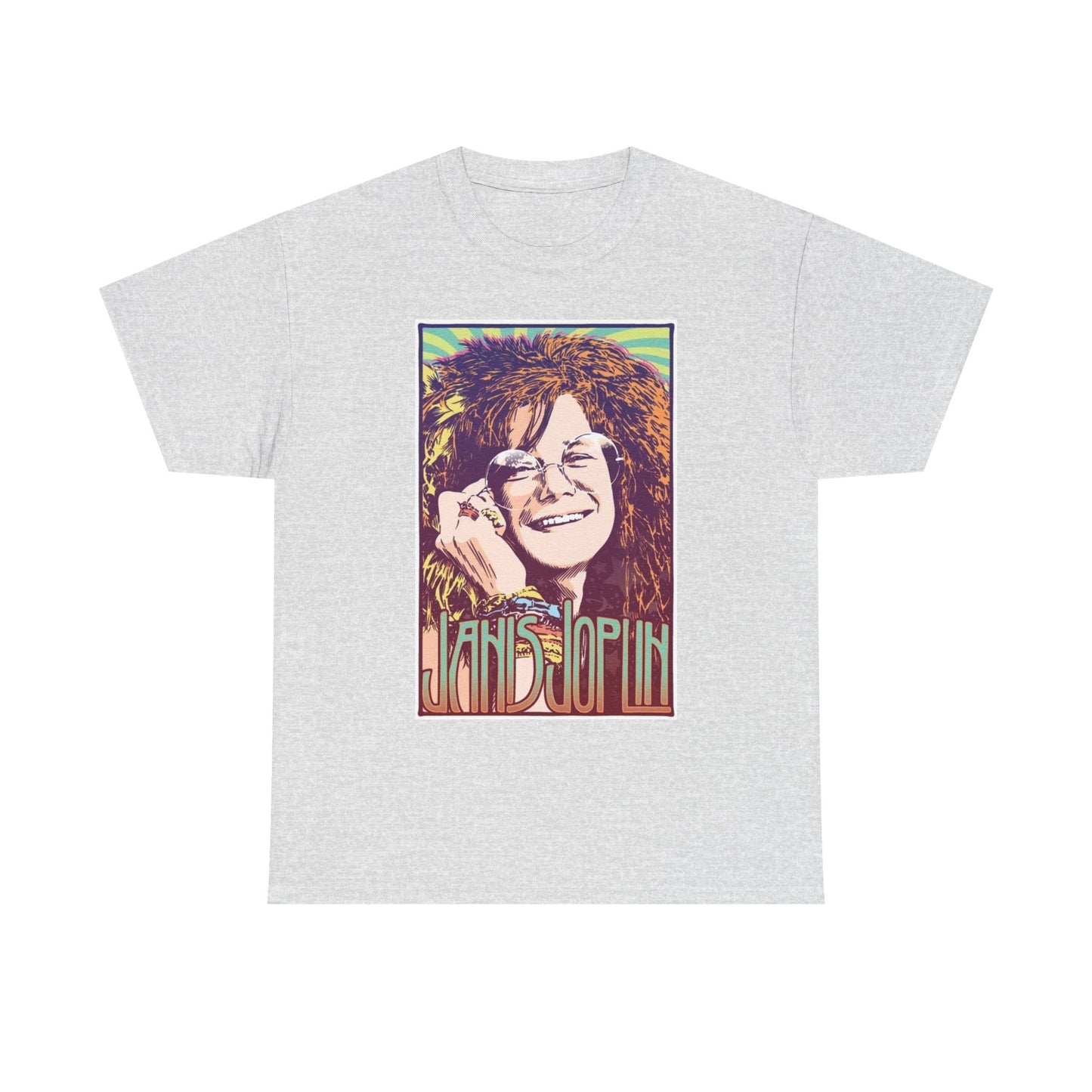Janis Joplin Groovy T Shirt BRAND NEW Apparel Unisex Graphic Tee USA
