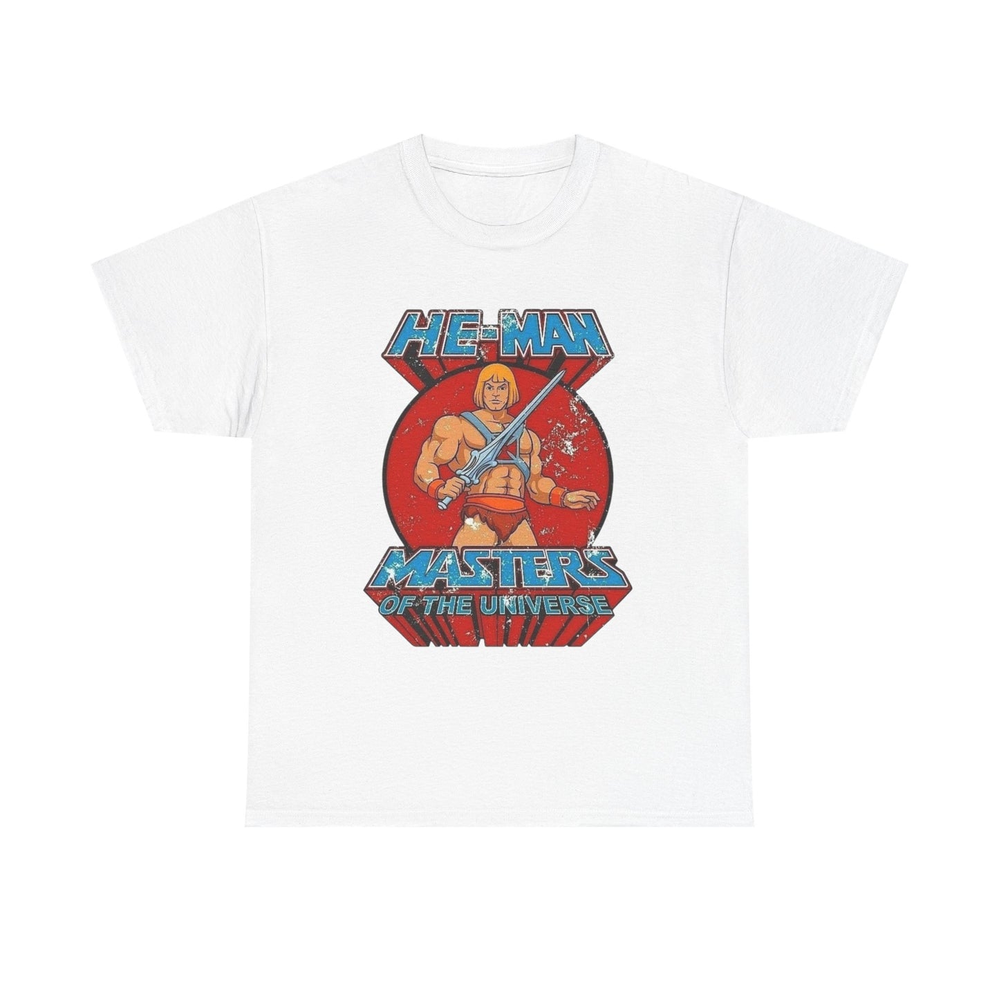 He Man Masters Of The Universe Graphic T-Shirt Unisex Heavy Cotton Tee Gift NEW