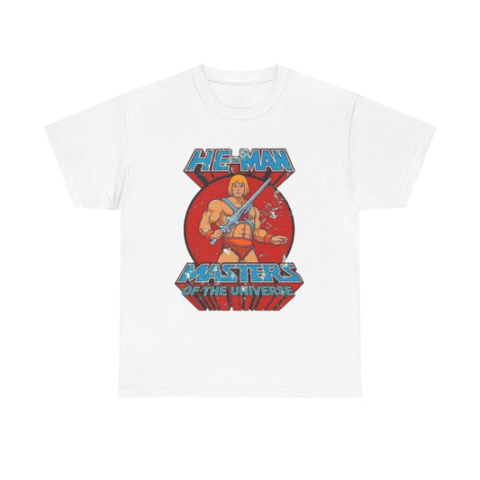 He Man Masters Of The Universe Graphic T-Shirt Unisex Heavy Cotton Tee Gift NEW