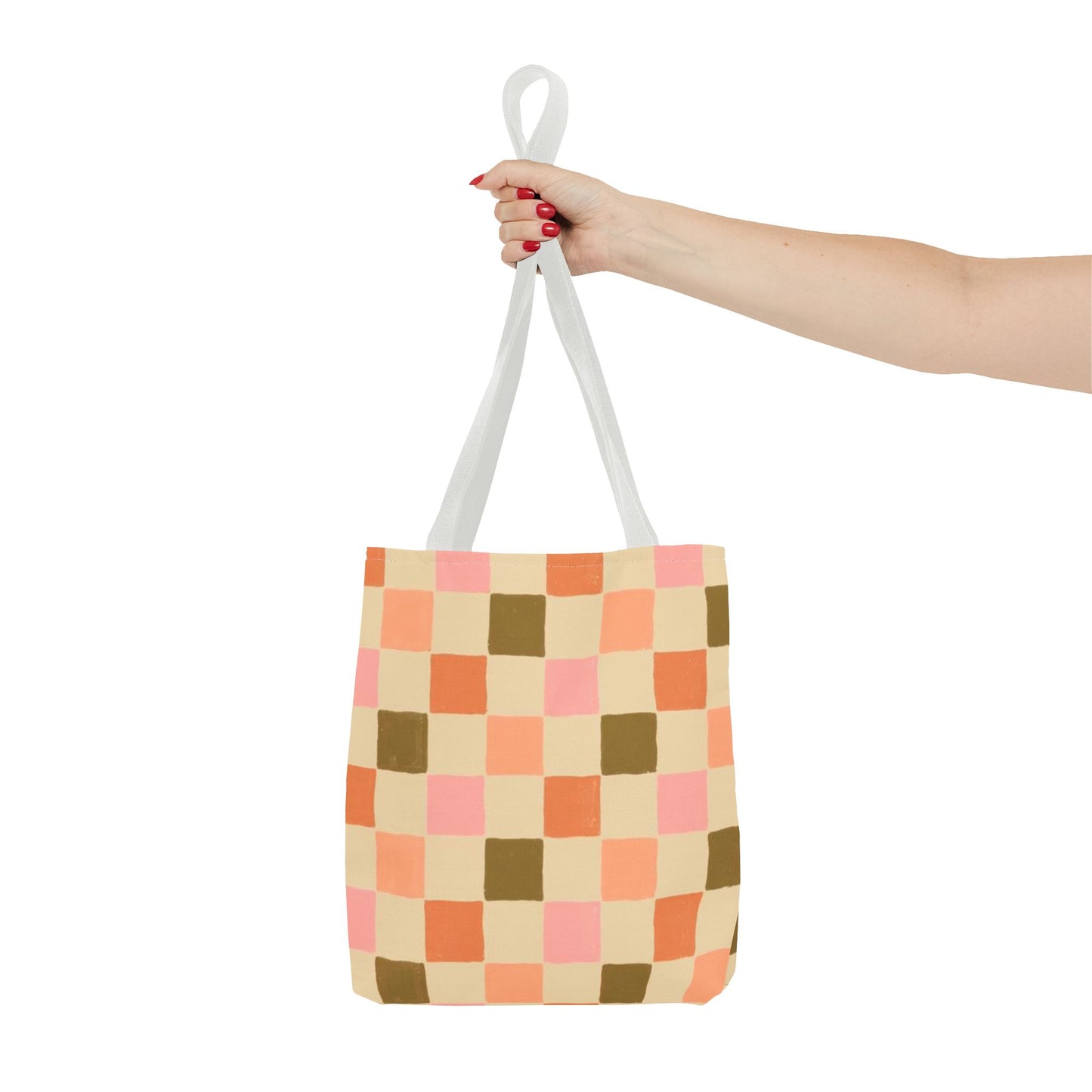 Sonoma Checkered All Over Print BRAND NEW Purse - Pocketbook - Travel Tote Bag