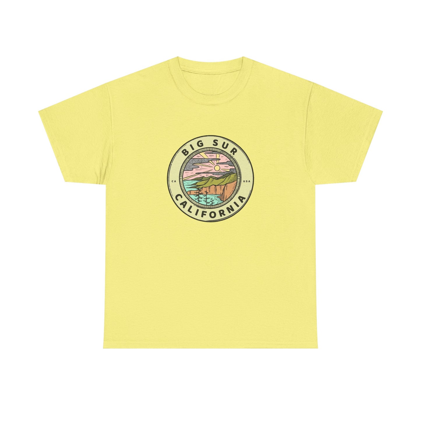 Big Sur California Graphic T Shirt NEW Adult Tee