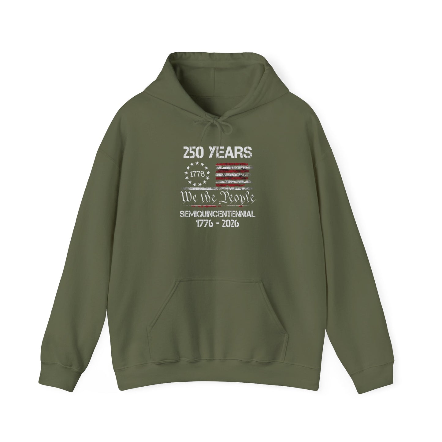 USA 250 Bicentennial Graphic Hoodie Heavy Blend™ NEW Sweatshirt