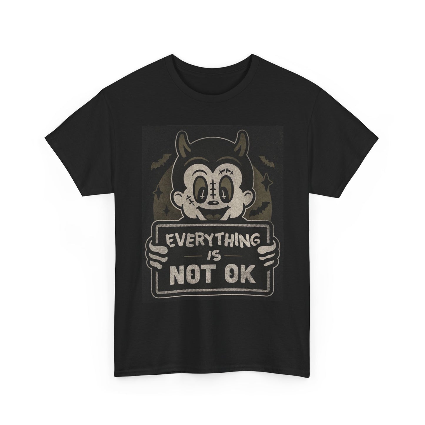 Everything Is Not Ok Graphic T Shirt Brand New Cotton Tee