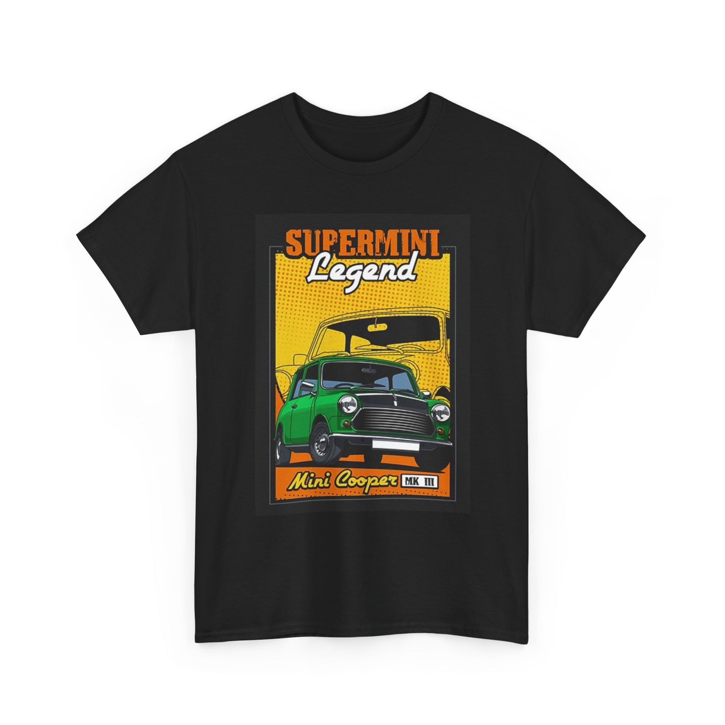 Super Mini Legend T Shirt Mini Cooper Graphic Unisex Heavy Cotton Tee