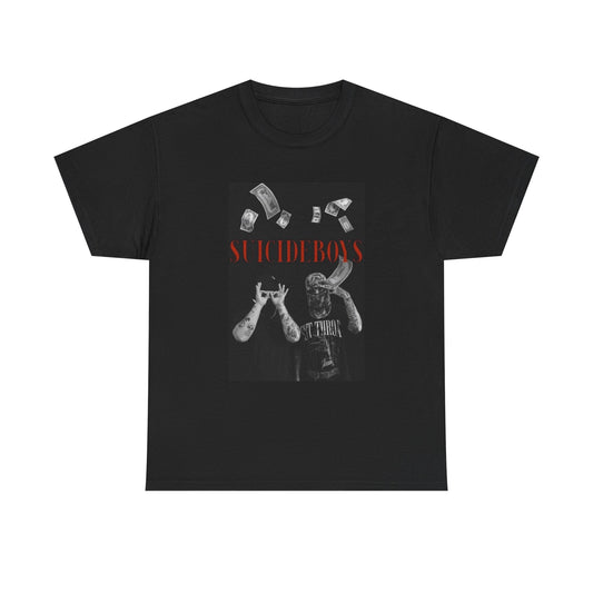 Suicideboys Tshirt Retro Skrim Poster Cash Tour Unisex Heavy Cotton Tee