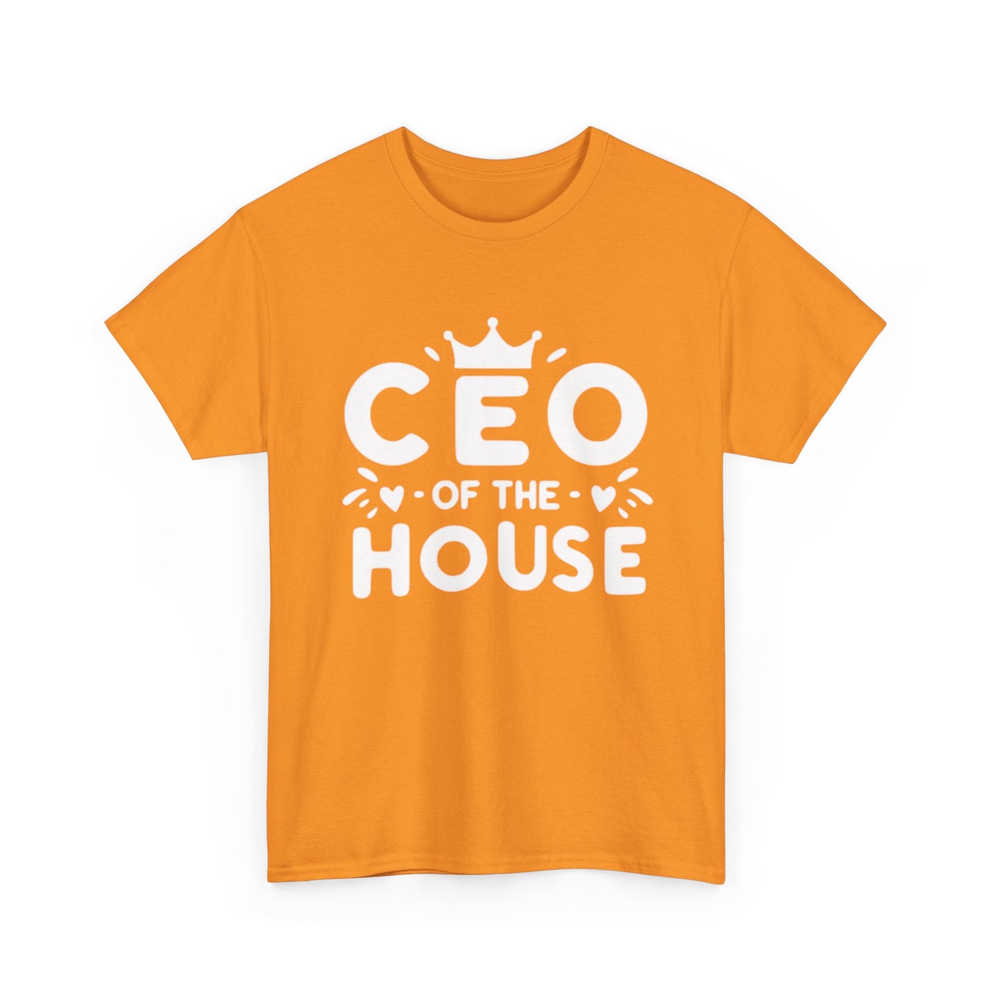 CEO Of This House T Shirt Funny graphic Jokes Unisex Heavy Cotton Tee