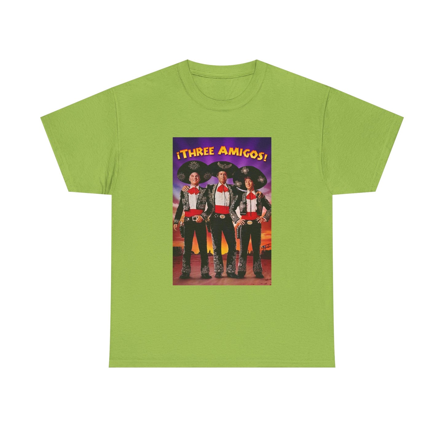 Three Amigos Tshirt Steve Martin Graphic Vintage Comedy Unisex Heavy Cotton Tee