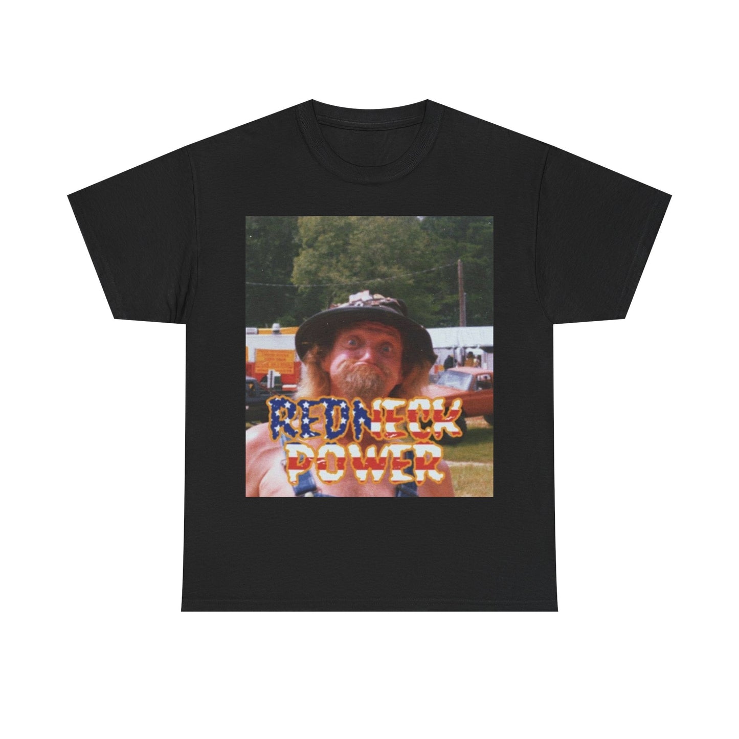 Redneck Power Funny Graphic T Shirt Unisex Heavy Cotton Tee GIFT