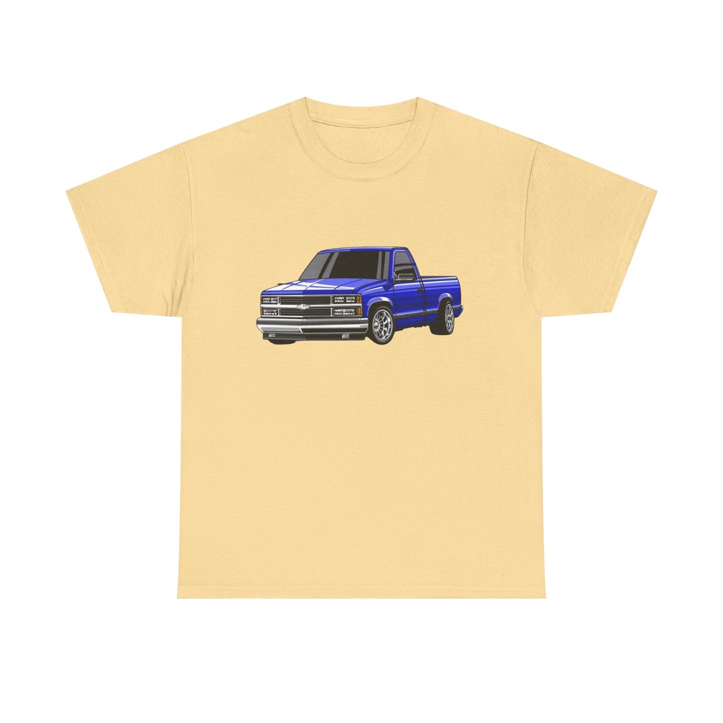 Chevy OBS Pickup 90s Graphic T Shirt Unisex Heavy Cotton Tee NEW