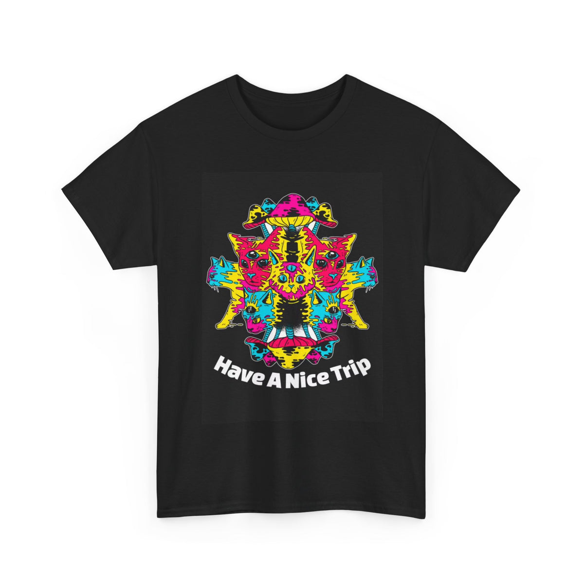 EDM House Music T-shirt Techno Rave Trippy Art Graphics Unisex Heavy Cotton 6