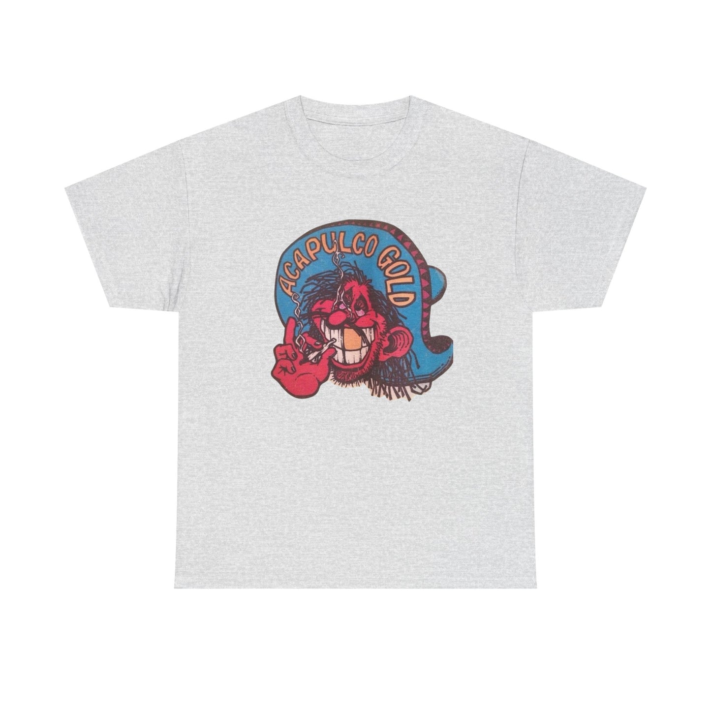 Acapulco Gold Vintage Cannabis Mexico Graphic T-Shirt Unisex Heavy Cotton Tee
