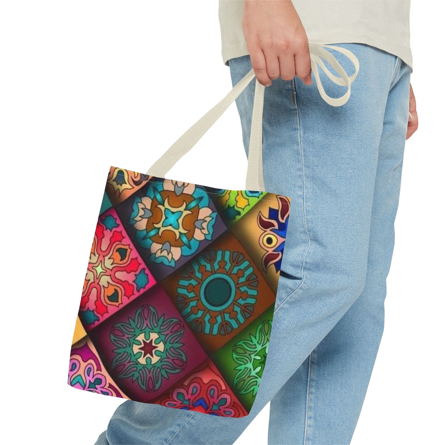 BRAND NEW WESTERN PRINT Multi Color TOTE BAG Fast Shipping (AOP) 5