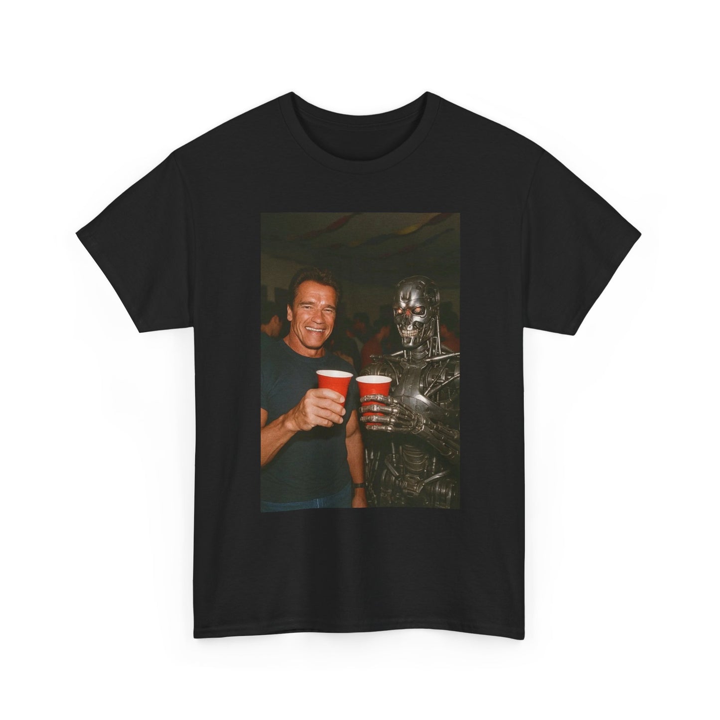 Terminator Hilarious Graphic T Shirt Funny Vintage Movie Unisex Heavy Cotton Tee