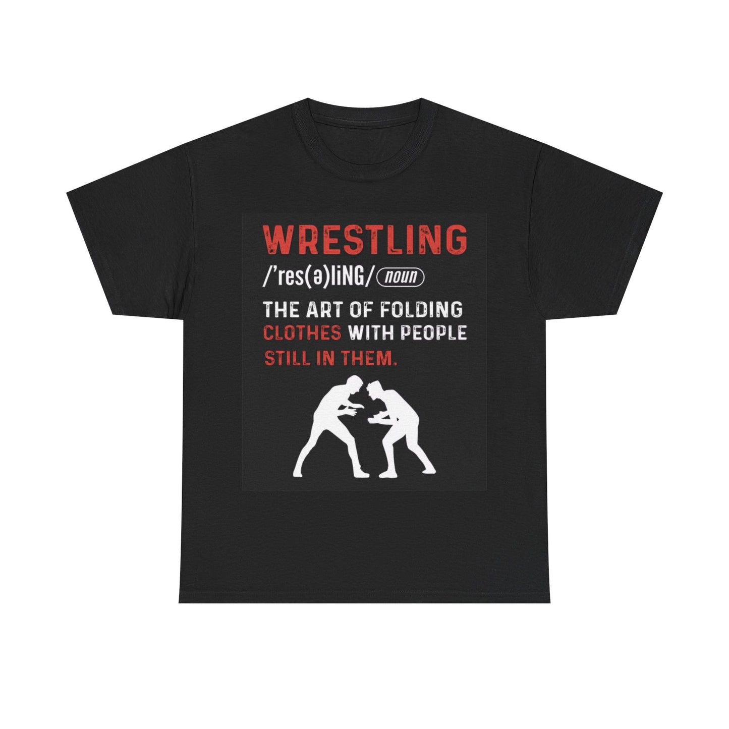 Wrestling Funny Definition T shirt Ufc GYM gear Boxing  Unisex Heavy Cotton Tee